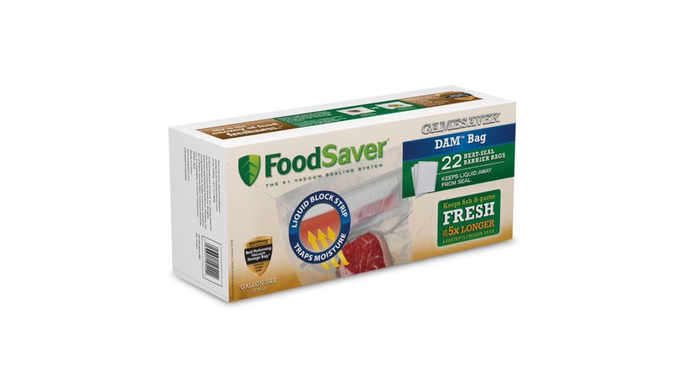 Food Saver GameSaver DAM Gallon Heat-Seal Bags - 22 Count 4011318