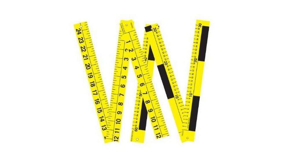 Forensics Source 3-part Folding Scale, Metric - 6-3835