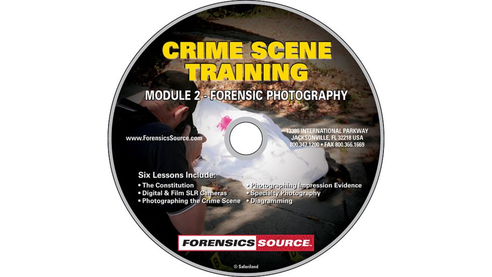 Forensics Source Crime Scene Training Module DVD- 2, Forensic Photography 1150483