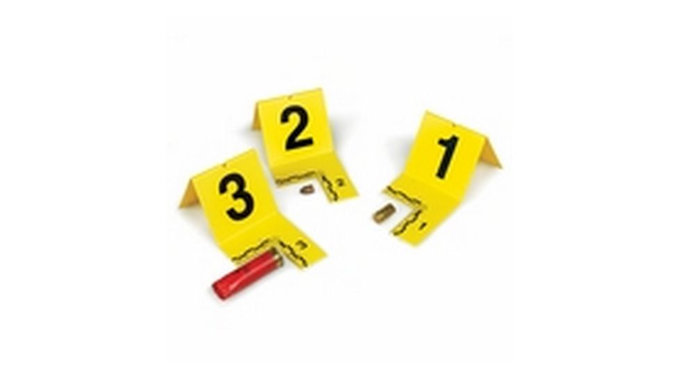 Forensics Source Cutout Id Tent 1-100 Yellow - IDTC-0100Y