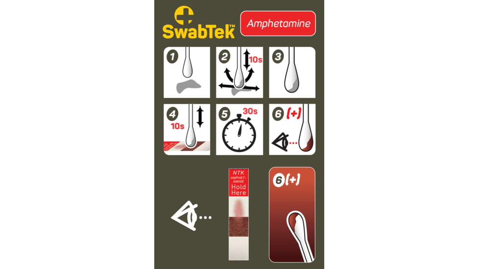 Forensics Source Swabtek Amphetamine Test Kit - 1350345