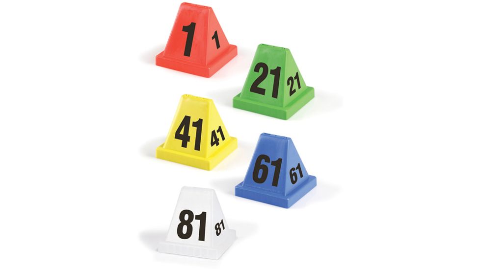 Forensics Source Versacone CSI Numbered ID Markers, Green, Letters A-Z VCN-AZG