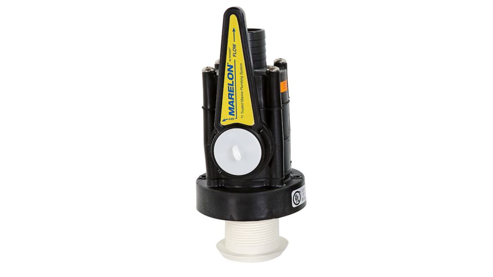 Forespar Performance Products Full-Flow Seacock &amp; 1-1/2" Mushroom Through-Hull Marelon 68952