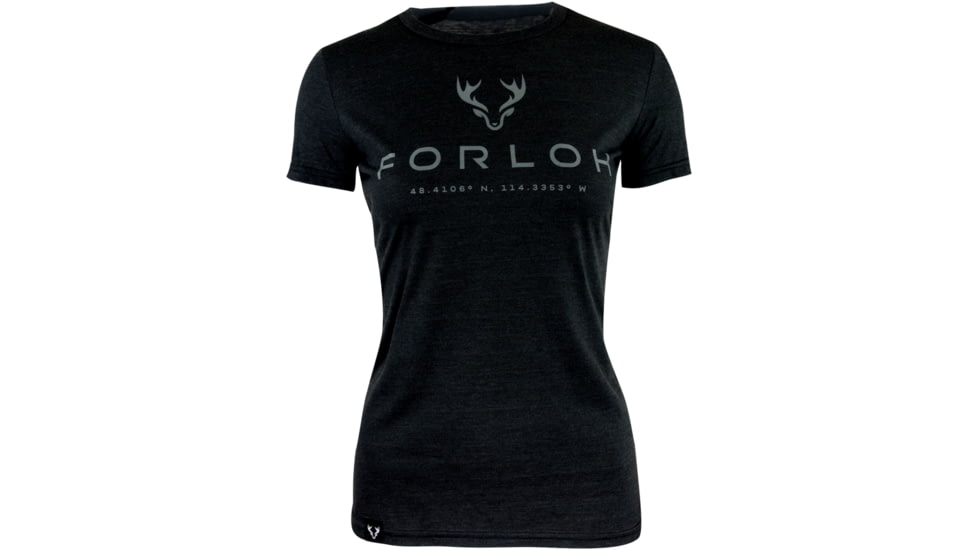 Forloh Coordinates T-Shirts - Womens, Space Black, L, 20733-SB-L