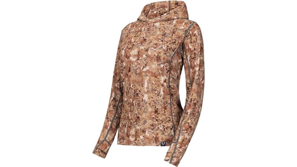Forloh Insect Shield SolAir Hooded Long Sleeve Shirts - Womens, MarshField, L, 21521-MF-L