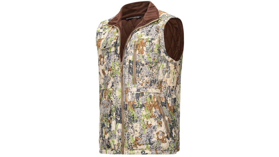 Forloh Mens Reversible Hi-Loft Merino Wool Vest 5F03738A, Orbrown Wool / Exposed, S, 11741-EXOB-S