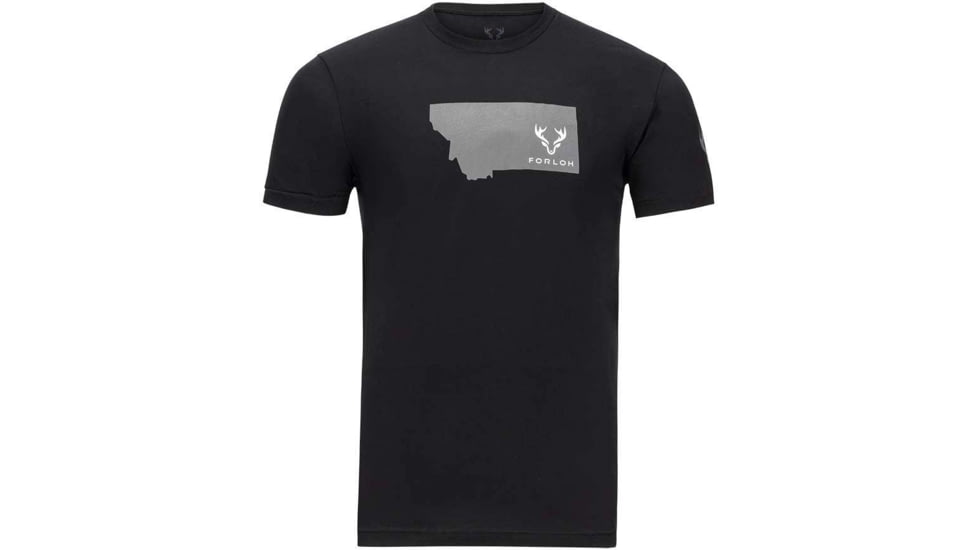 Forloh Montana Unisex Tees, Black, 3XL, 10733V2-BK-3XL