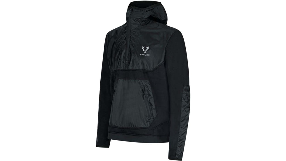 Forloh Raider Polartec Power Grid Hybrid Anorak - Mens, Black, Medium, 11835-BBB-M