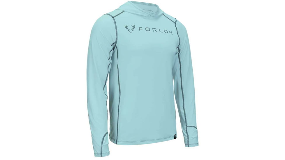 Forloh SolAir Hooded Long Sleeve Shirts - Mens, Bahama Green, M, 11520-BG-M