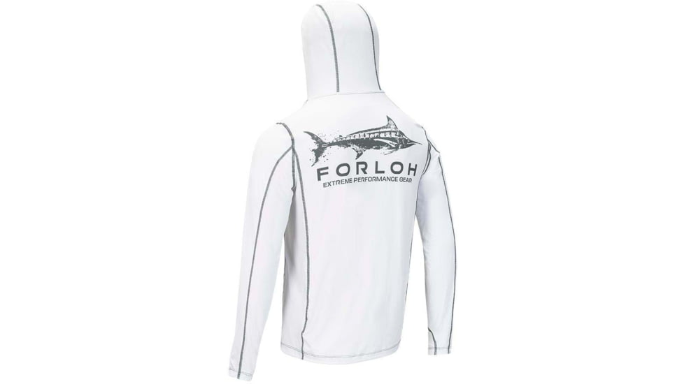 Forloh SolAir Saltwater Hooded Long Sleeves, Black, L, 11536-G-BB-L