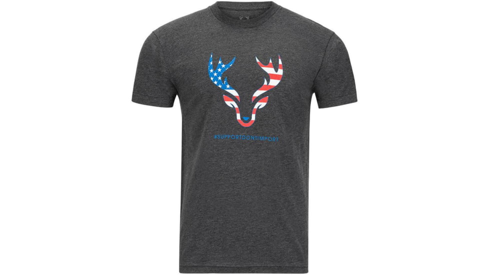 Forloh Supportdontimport Unisex Tees, Heather Black, Small, UTPSS1131-HB-S