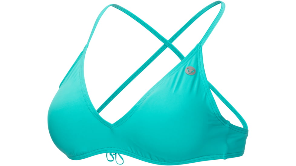 Forloh Triangle Bikini Tops - Womens, Teal, L, 21462-TL-L