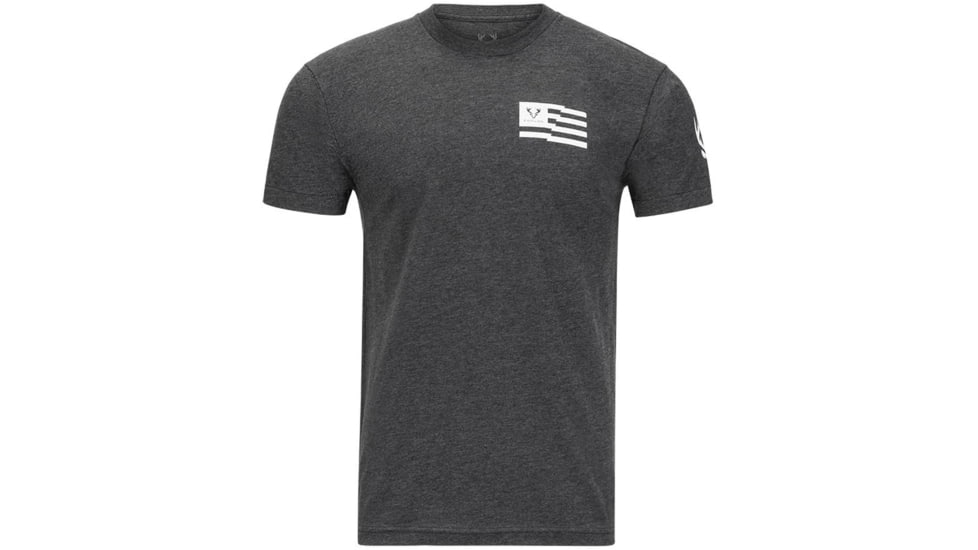 Forloh Unisex Tee, Heather Black, Small, 10732V2-HB-S