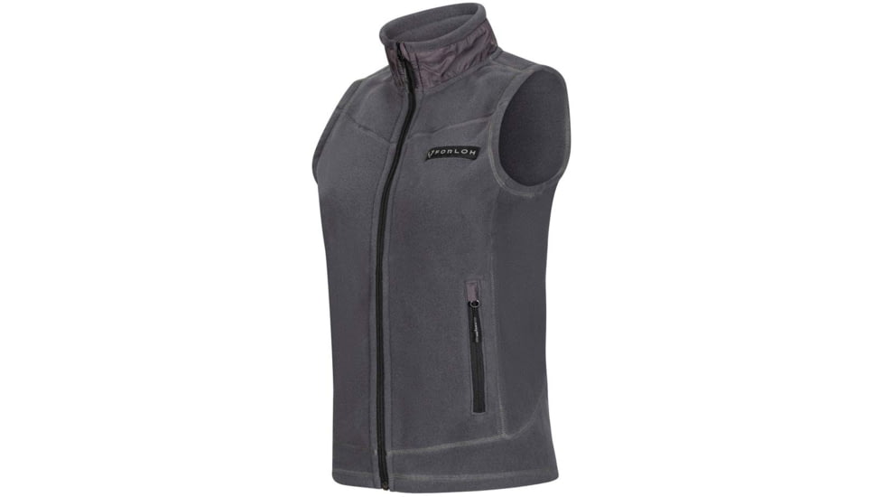 Forloh Womens Raider PolartecR 200 Fleece Vest 49913884, Magnet / Black, XL, 21840-MMB-XL