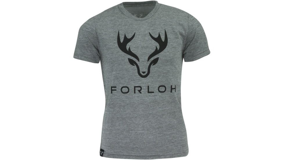 Forloh Youth Logo T-Shirts, Aluminum Grey, S, 30730-AG-S