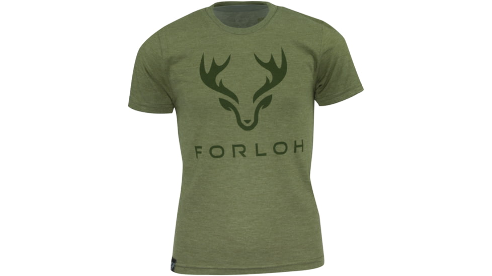 Forloh Youth Logo T-Shirts, Olive You Green, 2XL, 30730-OYG-2XL