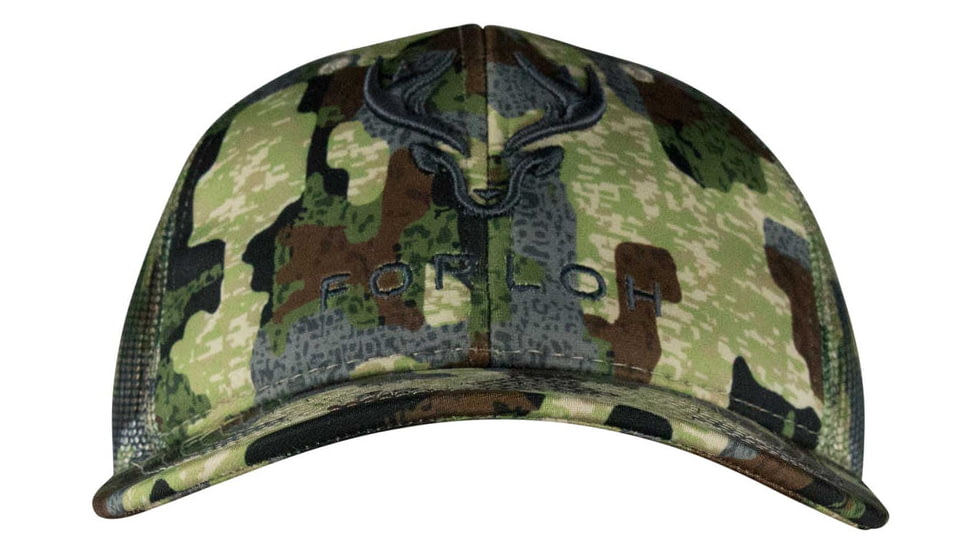 Forloh Youth Puff Embroidered Camo All Fabric Cap, Deep Cover, One Size, 40904-DC-OSFA