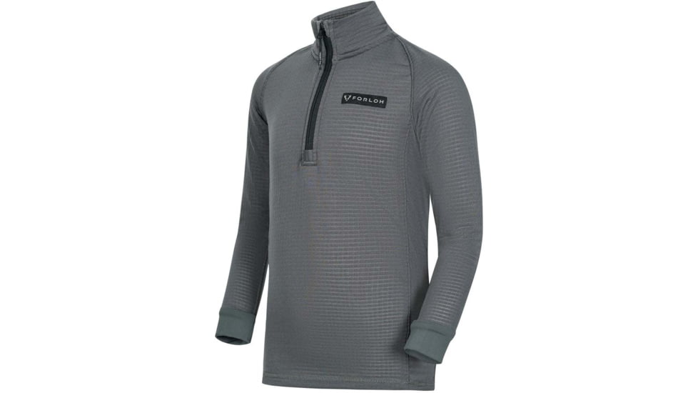 Forloh Raider Polartec Power Grid Half Zip - Youth, 6 US, Magnet, Extra Small, 31831-MMB-XS