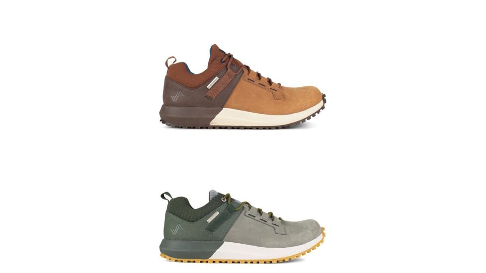 Forsake Range Low Hiking Boots - Men's, Brown/Tan, Olive Grey