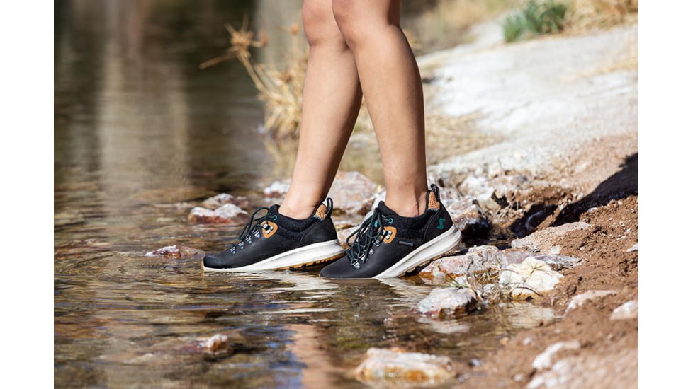 Forsake Thatcher Low WP Hiking Shoes - Women's, Black/Tan, 7.5 US, WSS21TW1-988-75