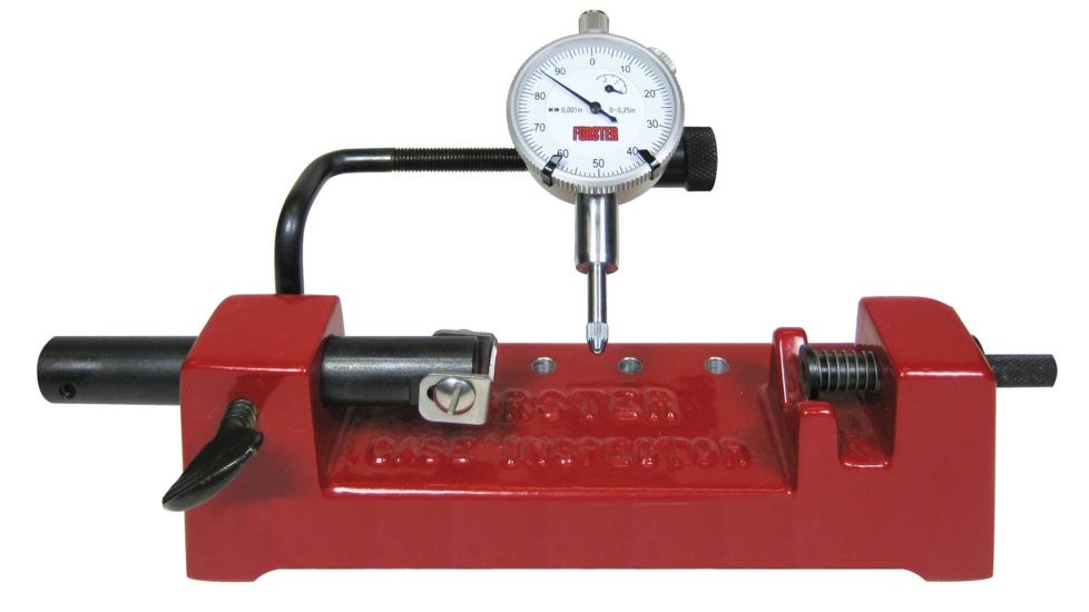 Forster Co-Ax Case and Cartridge Inspector, dial indicator included 10482