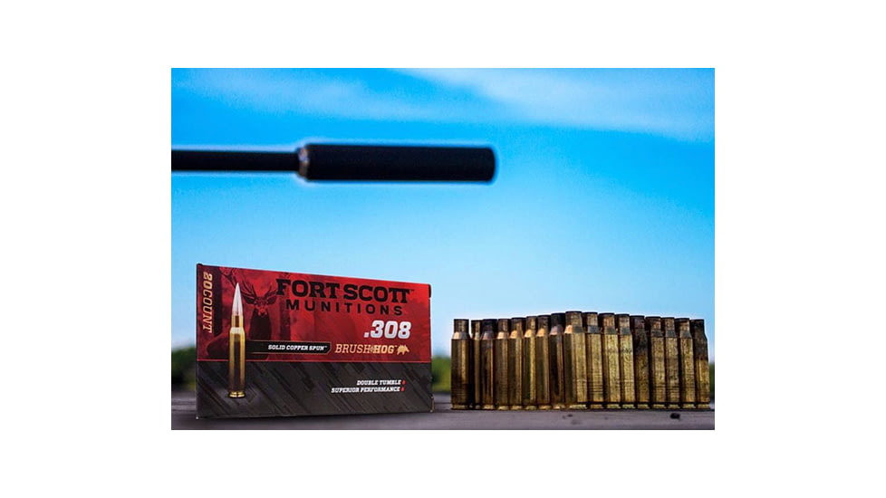 Fort Scott Munitions 308 WINCHESTER 168 Grain Centerfire Rifle Ammo, 20 Rounds, 308-168-SCV