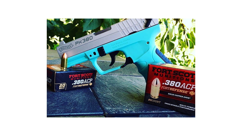 Fort Scott Munitions 380ACP 95 Grain Centerfire Pistol Ammo, 20 Rounds, 380-095-SCV