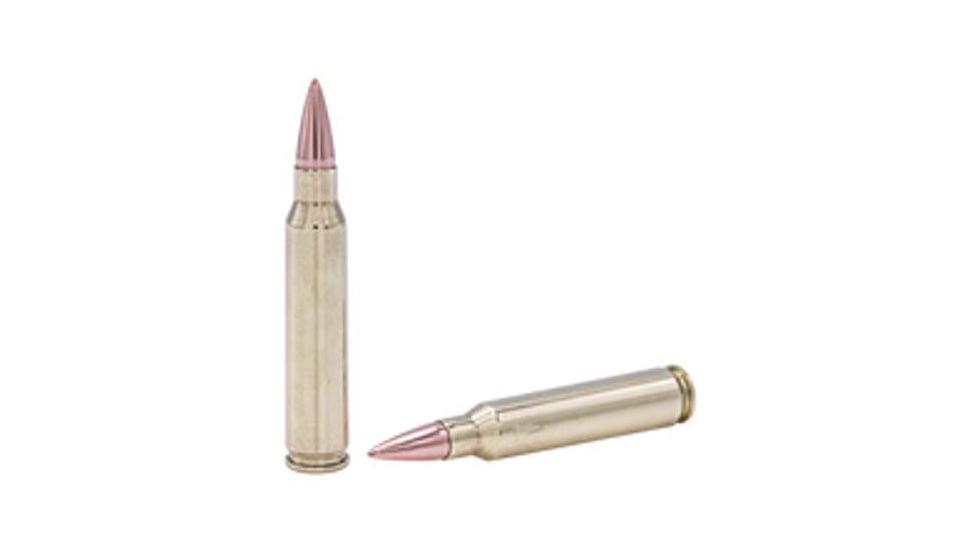 Fort Scott Munitions .5.56 NATO 70 Grain CNC Machined Copper Brass Rifle Ammo, 20 Rounds, 556-070-SCV