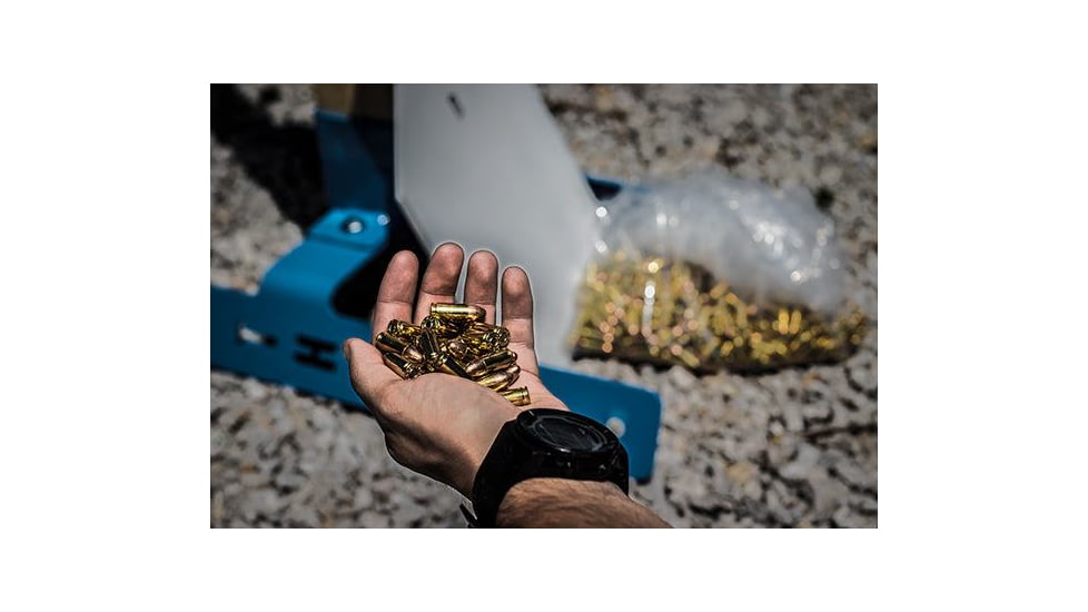 Fort Scott Munitions 9mm 115 Grain Full Metal Jacket Brass Pistol Ammunitiion, 500 Round, 9MM-115-FMJ