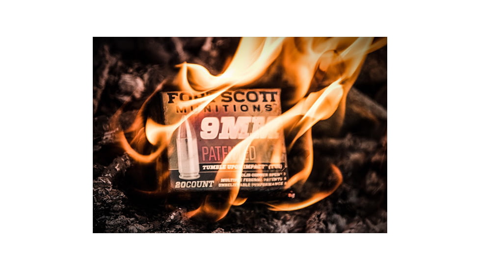 Fort Scott Munitions 9MM 80 Grain Centerfire Pistol Ammo, 20 Rounds, 9MM-080-SCV