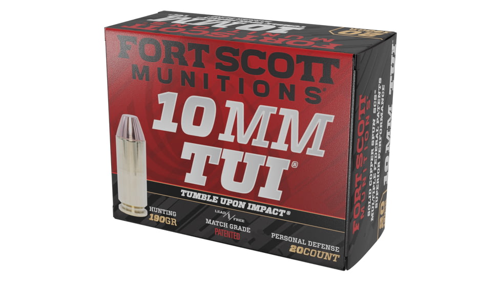 Fort Scott Munitions Claw Defense 10mm 190 Grain Solid Copper Spun Shotgun Ammo Rounds, Solid Copper SpunMM-190-SCV2