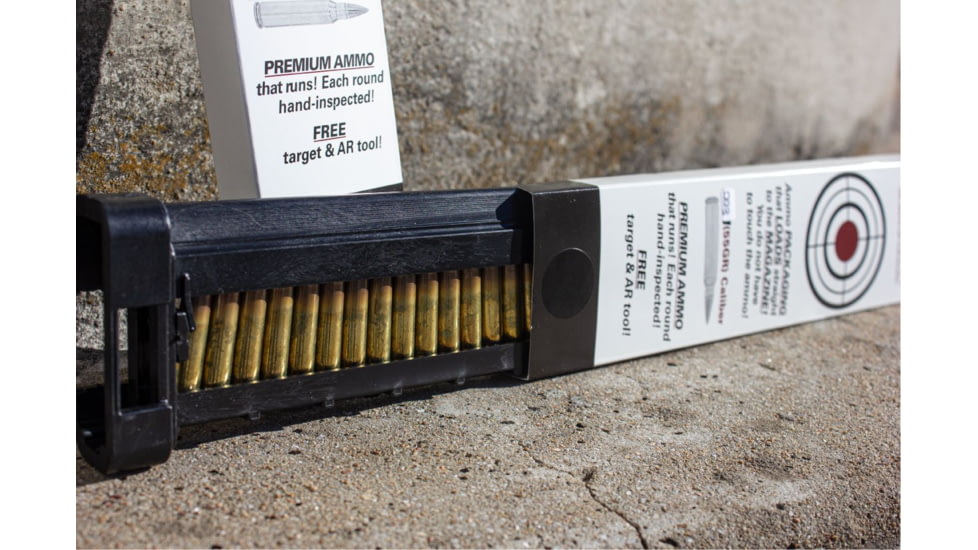 Fort Scott Munitions Pack/Load .223 Remington 55 Grain Full Metal Jacket Range Brass Cased Centerfire Rifle Ammo, 30 Rounds, 758381721938