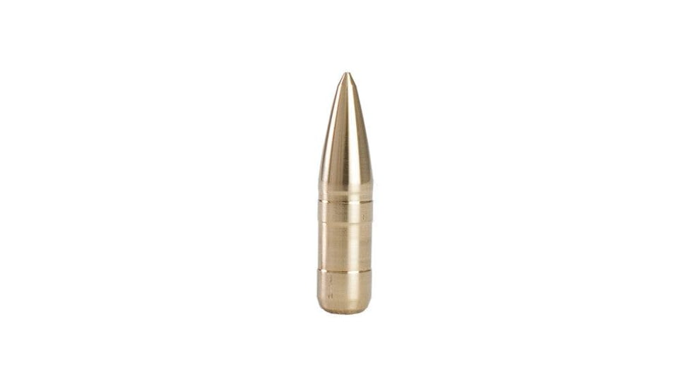 Fort Scott Munitions Projectile Rifle Bullets, .224 Caliber, 62 gr, CNC Machined Brass, 50 Bullets, .224-062-SBP1