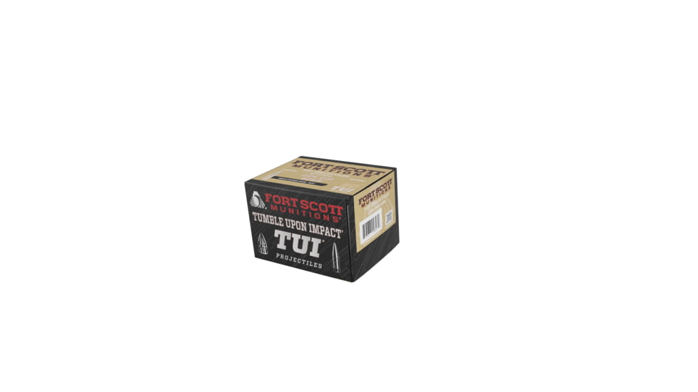 Fort Scott Munitions Projectile Rifle Bullets, .224 Caliber, 62 gr, CNC Machined Brass, 50 Bullets, .224-062-SBP1