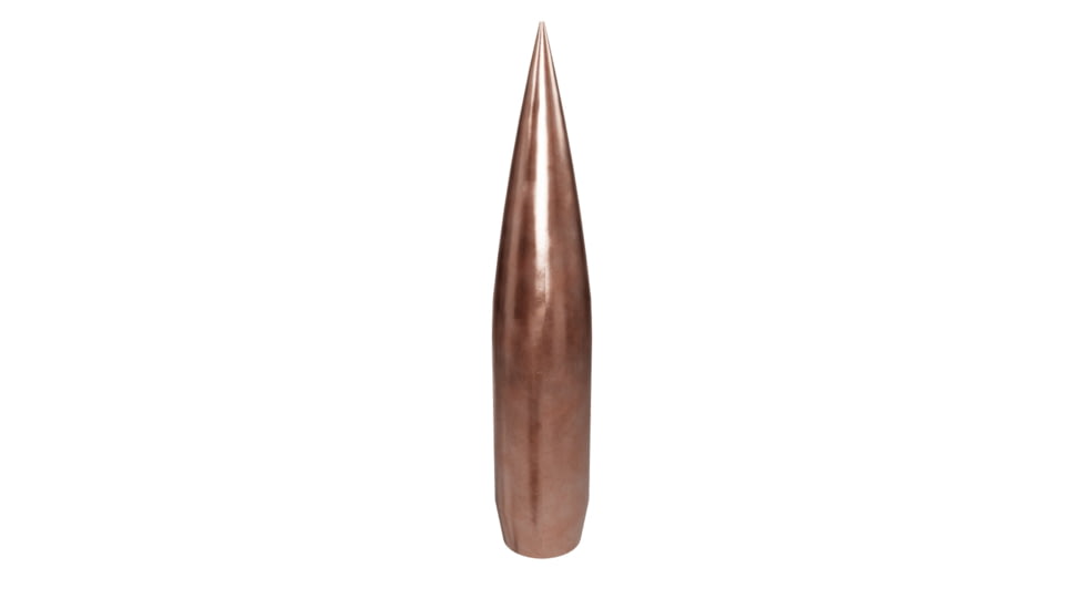 Fort Scott Munitions Smooth Cannelure Projectile Rifle Bullets, .243 Caliber, 90 gr, CNC Machined Copper, 50 Bullets, .243-090-SCP2