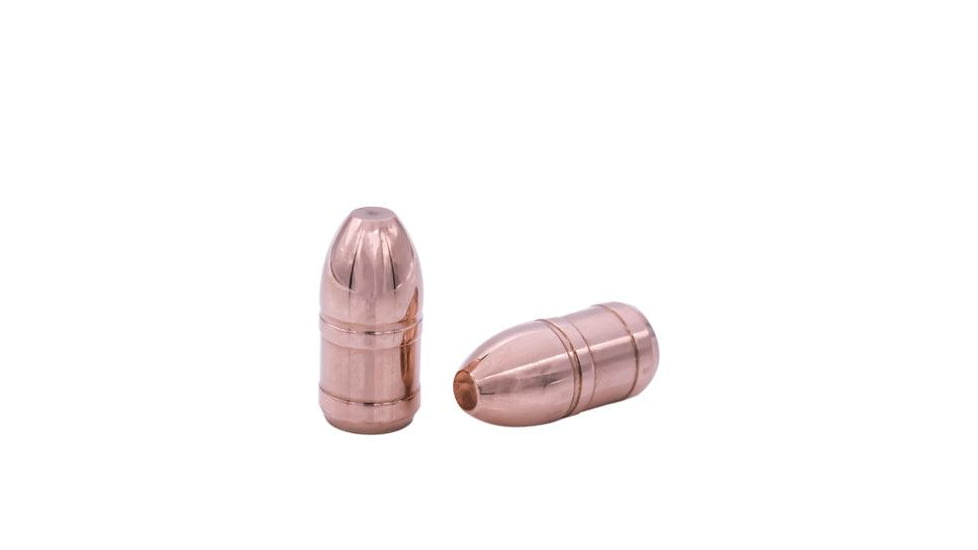 Fort Scott Munitions Smooth Cannelure Projectile Rifle Bullets, .308 Caliber, 175 gr, CNC Machined Copper, 50 Bullets, .4565-300-SCP1