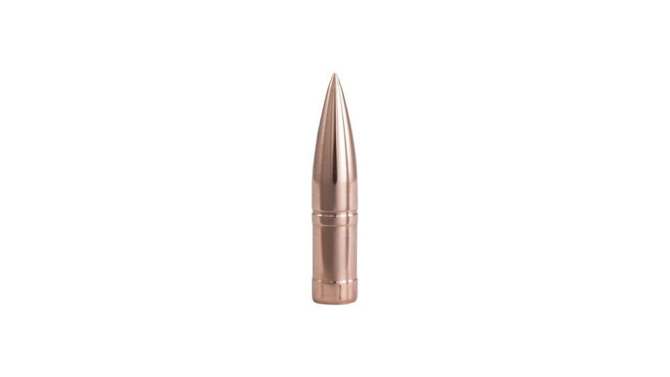 Fort Scott Munitions Smooth Cannelure Projectile Rifle Bullets, .308 Caliber, 190 gr, CNC Machined Copper, 50 Bullets, .308-190-SCP1