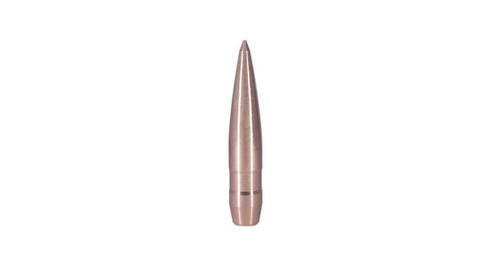 Fort Scott Munitions Wide Modified Cannelure Projectile Rifle Bullets, .264 Caliber, 123 gr, CNC Machined Copper, 50 Bullets, .264-123-SCP1-1