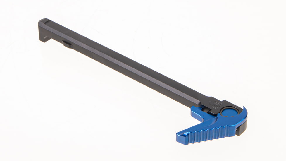Fortis Manufacturing Clutch Charging Handle, AR 10, 7.62mm, Right Handed, Blue Anodize, CH-762-CLUTCH-RH-BLU