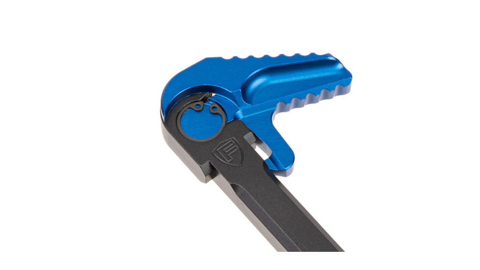 Fortis Manufacturing Clutch Charging Handle, AR 10, 7.62mm, Right Handed, Blue Anodize, CH-762-CLUTCH-RH-BLU