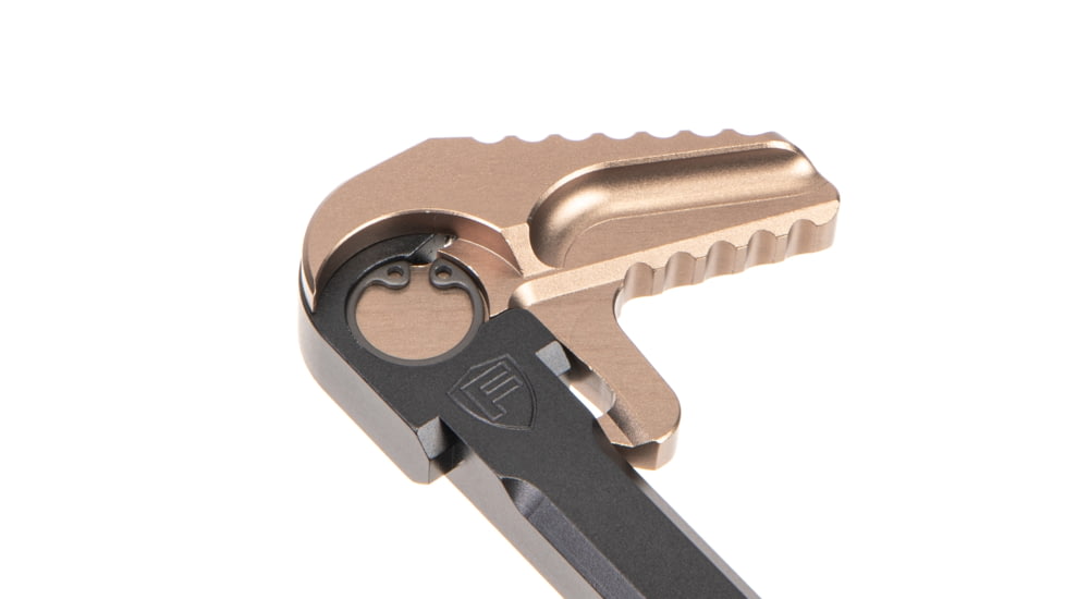 Fortis Manufacturing Clutch Charging Handle, AR 10, 7.62mm, Right Handed, Fde Anodize, CH-762-CLUTCH-RH-FDE