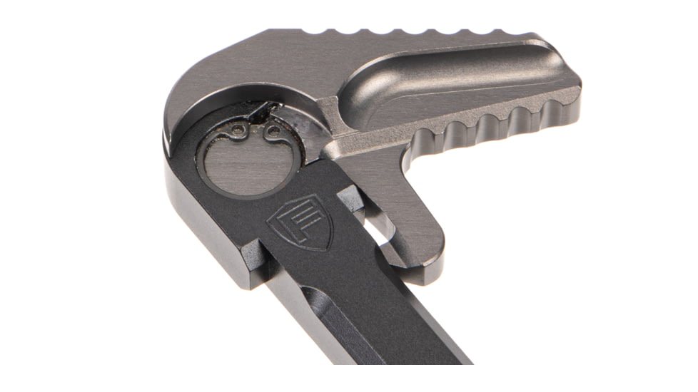 Fortis Manufacturing Clutch Charging Handle, AR 10, 7.62mm, Right Handed, Grey Anodize, CH-762-CLUTCH-RH-GRY
