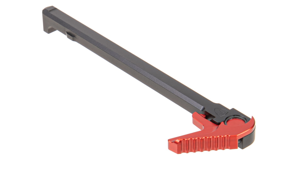 Fortis Manufacturing Clutch Charging Handle, AR 10, 7.62mm, Right Handed, Red Anodize, CH-762-CLUTCH-RH-RED