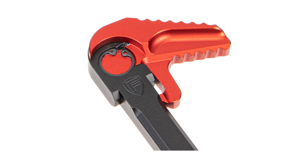 Fortis Manufacturing Clutch Charging Handle, AR 10, 7.62mm, Right Handed, Red Anodize, CH-762-CLUTCH-RH-RED