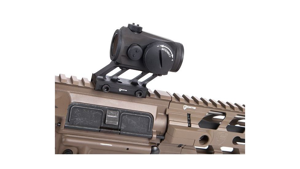 Fortis Manufacturing F1 Optics Mount - Absolute Co-Witness, Black F1-OPT-ABSOLUTE