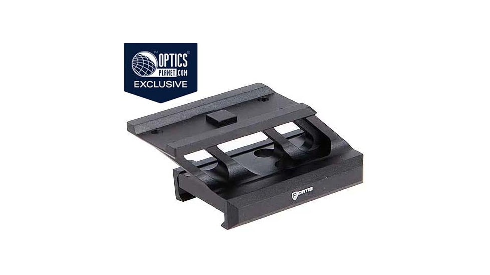 Fortis Manufacturing F1 Optics Mount - Absolute Co-Witness, Black F1-OPT-ABSOLUTE