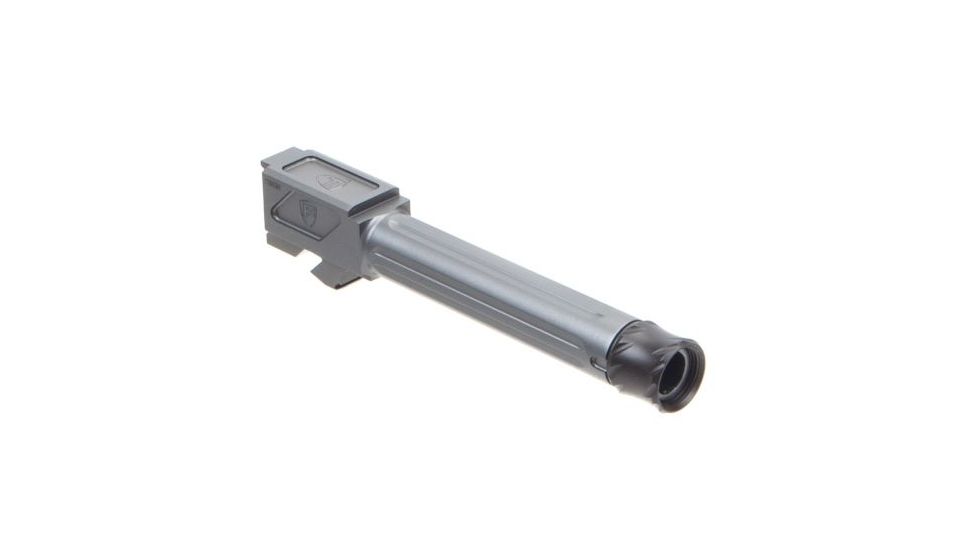 Fortis Manufacturing Glock Match Grade Barrel Threaded, 19 with Lone Rifling, Black, FM-G19-TB-BLK