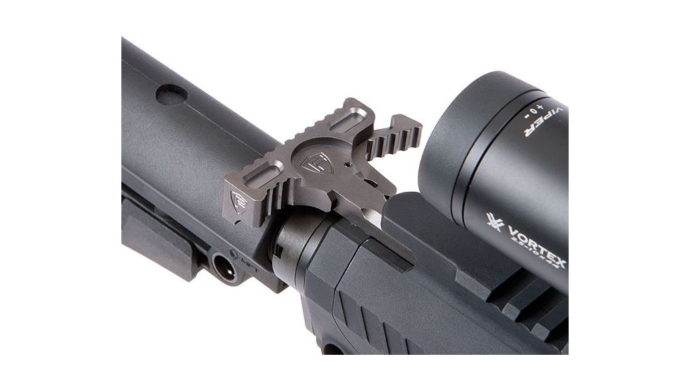 Fortis Manufacturing Hammer AR10 Charging Handle, Black Teflon 762-HAMMER-BT, EDEMO1