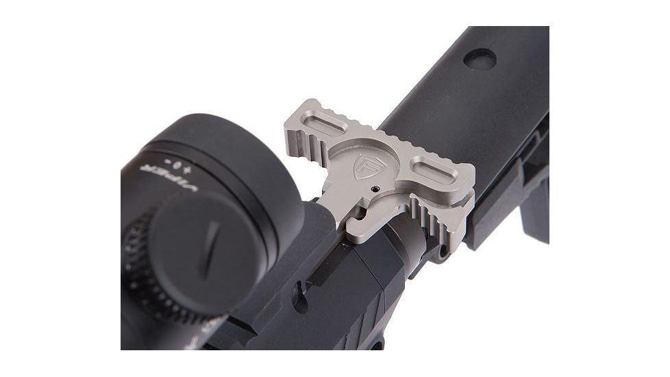 Fortis Manufacturing Hammer AR10 Charging Handle, Gray 762-HAMMER-GREY, EDEMO1