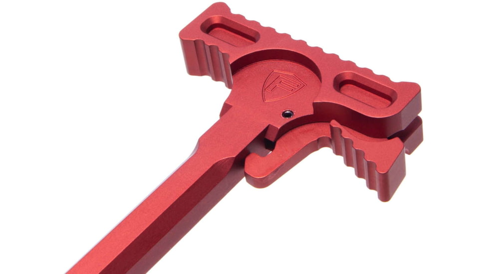 Fortis Manufacturing Hammer AR10 Charging Handle, Red Anodize, 762-HAMMER-ANO-RED